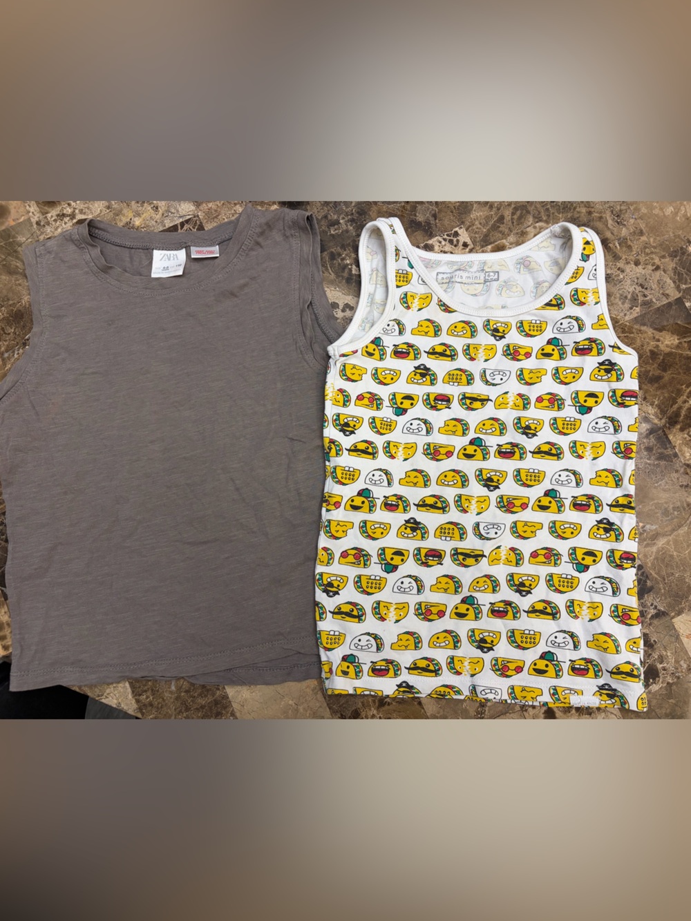 Bundles of 2 camisole boy 4-5 years